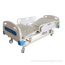 Manual three-function hospital bed